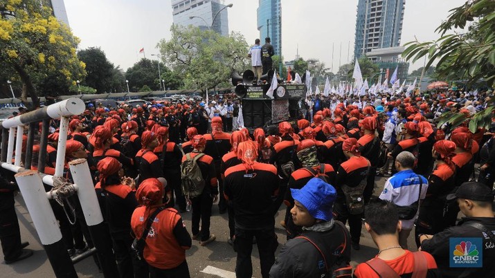 Belum Puas UMK Rp 4,59 Juta, Buruh Mau Demo Besar-Besaran