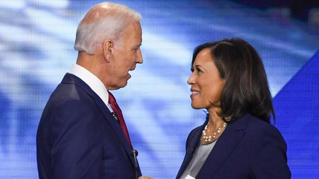  Joe Biden Pilih Kamala Harris Jadi Cawapres AS 