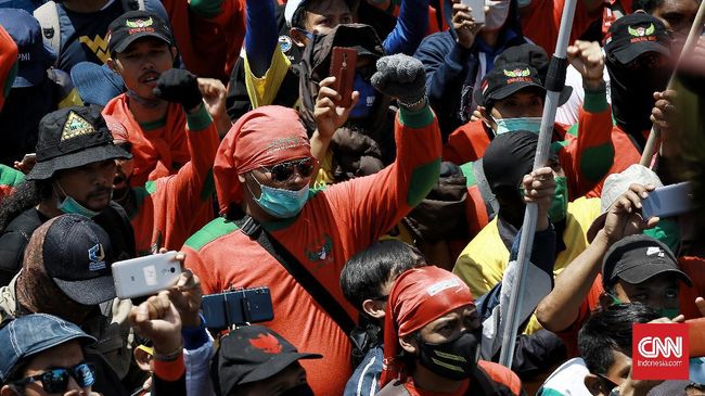 Demo Buruh Tolak Omnibus Law Meluas dari DKI hingga Medan