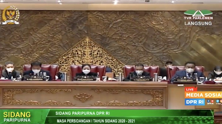 Tok! DPR Sahkan RUU Omnibus Law Cipta Kerja Jokowi Jadi UU