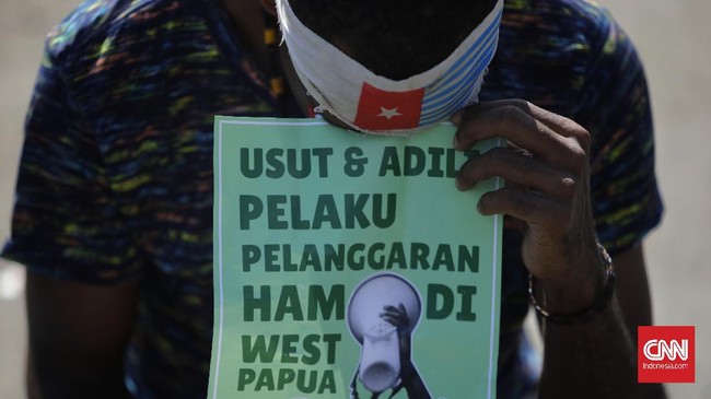 Foto Aks Peringatan 1 Desember Warga Papua di Jakarta