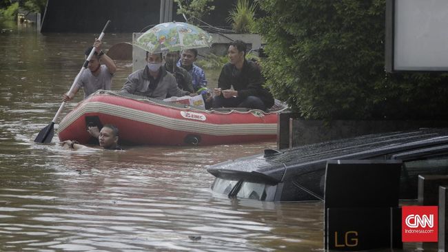  Kakek Tewas Tenggelam di Rumah Terkunci Saat Banjir Jakarta