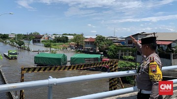 Masih Banjir!!! Pompa Bergiliran, Banjir di Pantura Semarang 70 Cm