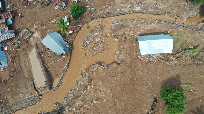 Bendungan Terbesar di Sumba Timur Jebol Akibat Banjir NTT