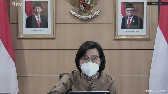 Di Depan Jokowi, Sri Mulyani Lapor APBN Defisit Rp 283,2 T