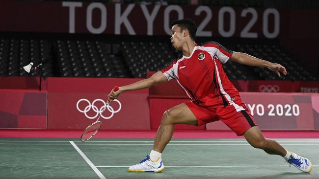 Anthony Ginting Menang dan Lolos ke Semifinal Olimpiade Tokyo