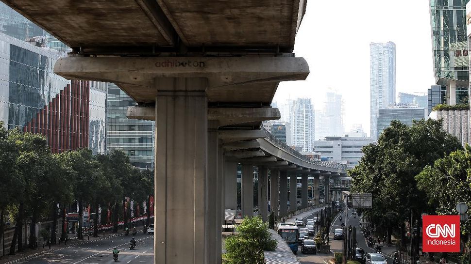 FOTO: Mengintip Proyek LRT Jabodebek yang Bakal Kelar 2022