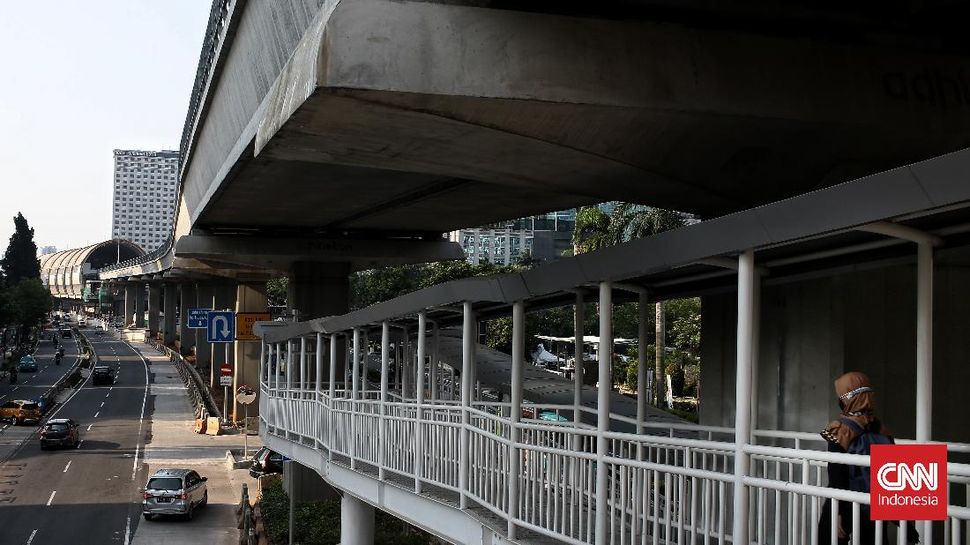 FOTO: Mengintip Proyek LRT Jabodebek yang Bakal Kelar 2022
