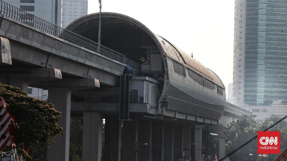 FOTO: Mengintip Proyek LRT Jabodebek yang Bakal Kelar 2022