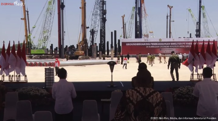 Jokowi Bangga: Smelter Freeport di Gresik Terbesar di Dunia!