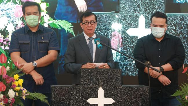 menkumham-resmikan-gereja-wasiat-mendiang-istri-di-sumut