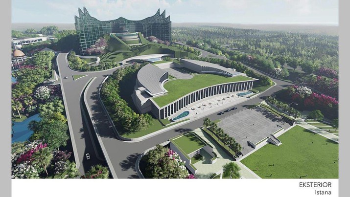 Fix! Begini Rancangan Kantor Presiden Jokowi di Ibu Kota Baru