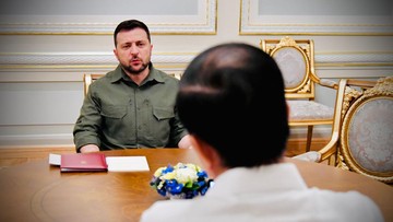 Ukraina Jawab Klaim Jokowi soal Zelensky Titip Pesan ke Putin