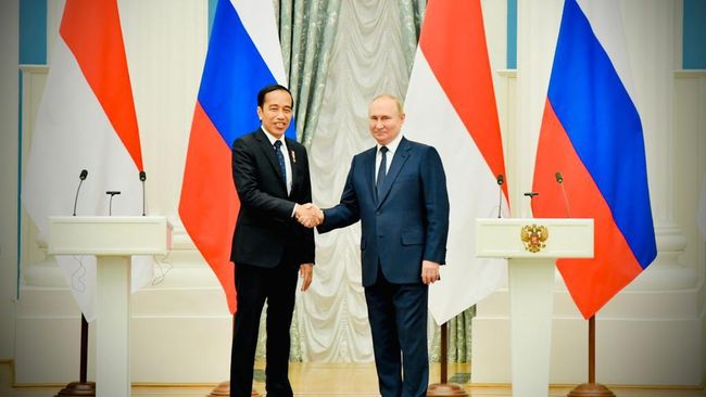Putin Bahagia Dikunjungi Jokowi: Selamat Datang Mr President!