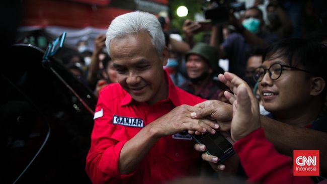 Ganjar: Saya Tak Pernah Semir Rambut Jadi Hitam