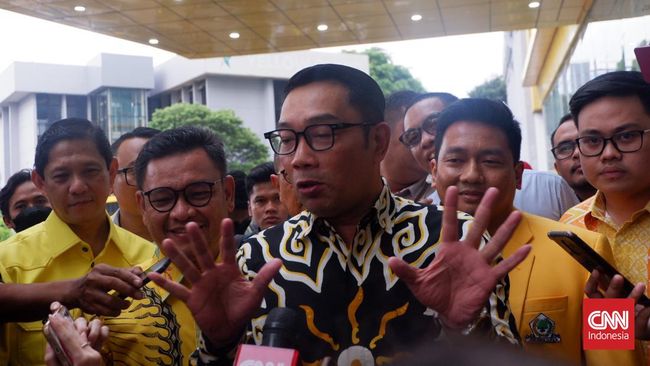 RK soal Menangkan Golkar: Followers Saya 30 Juta, Itu Saja Jadi Modal