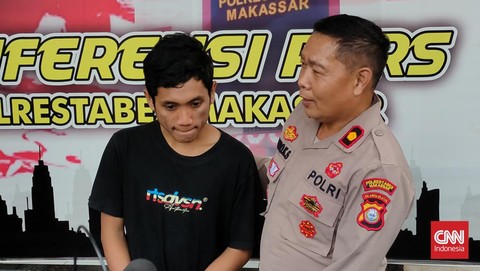 Polisi Tangkap Pemotor Potong Konvoi Mobil Jokowi di Makassar