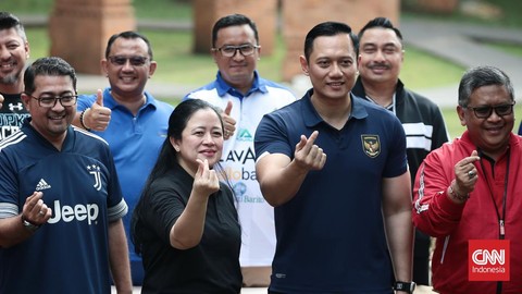 Kemesraan PDIP-Demokrat di Hutan Kota, AHY Minta Puan Jadi Kakak