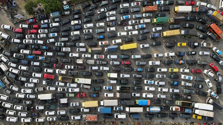 Media Asing Sempat Soroti Macet Mudik di Merak