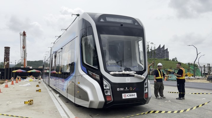 Kereta Tanpa Rel di IKN Dipulangkan ke China, Fitur Ini Belum Sempurna