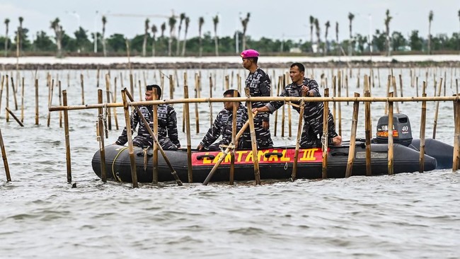 KKP Sayangkan TNI AL Bongkar Pagar Laut Misterius Tanpa Koordinasi 
