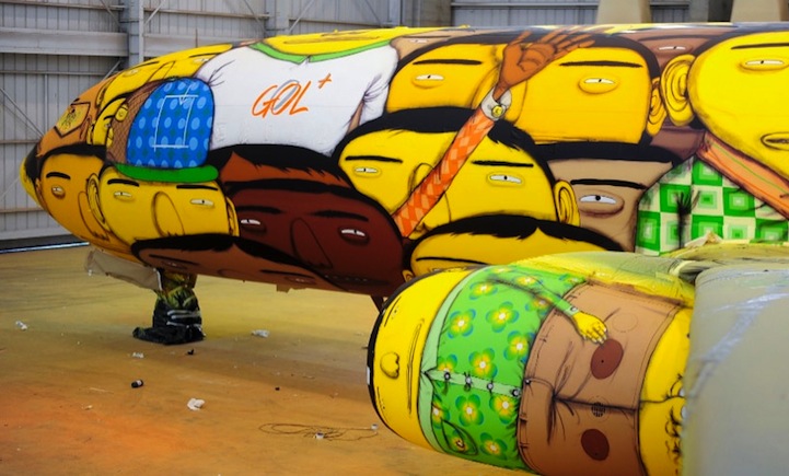 &#91;COOL&#93; Mengintip Desain Pesawat Tim Brazil World Cup 2014