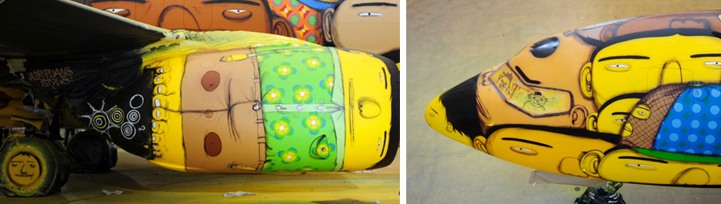 &#91;COOL&#93; Mengintip Desain Pesawat Tim Brazil World Cup 2014