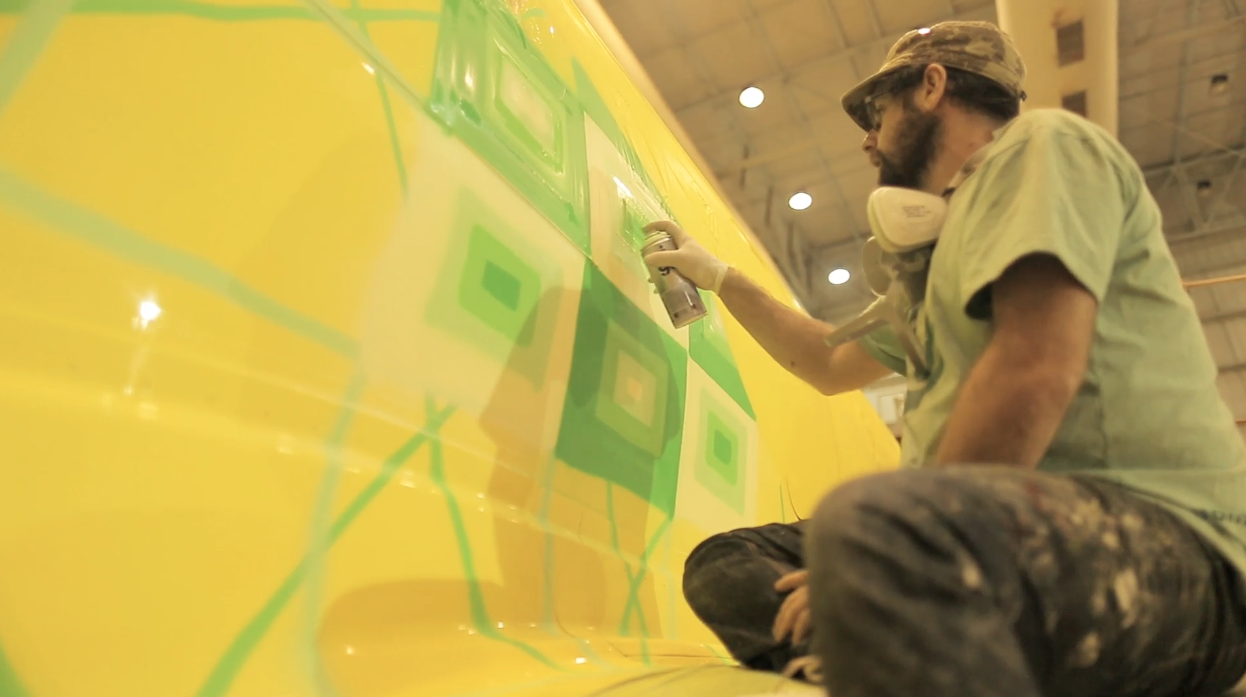 &#91;COOL&#93; Mengintip Desain Pesawat Tim Brazil World Cup 2014