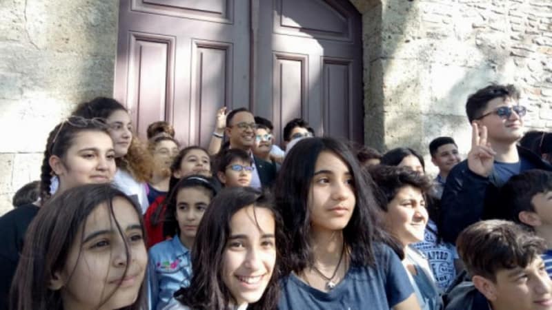 Saat Anak-anak Turki di Istanbul Meneriakkan Nama Anies
