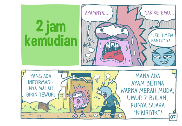 makanya mikir2 dulu sebelum tanya, ntar kalo salah bisa kayak komik ini lho!!