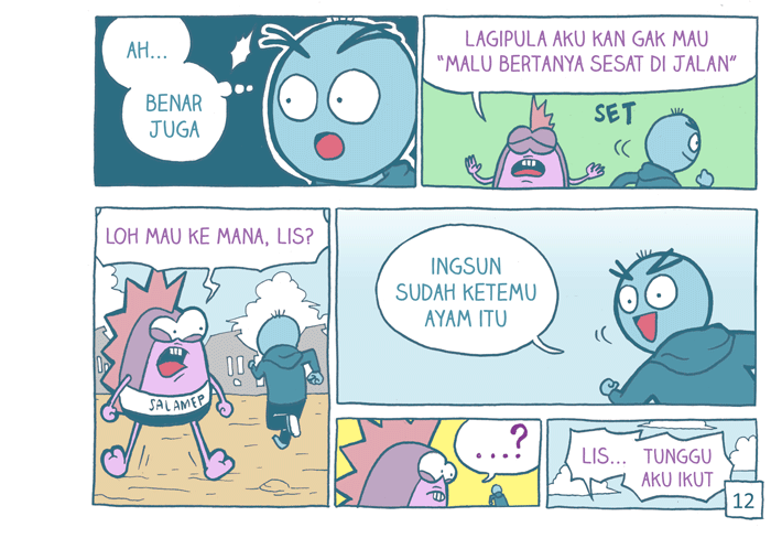 makanya mikir2 dulu sebelum tanya, ntar kalo salah bisa kayak komik ini lho!!