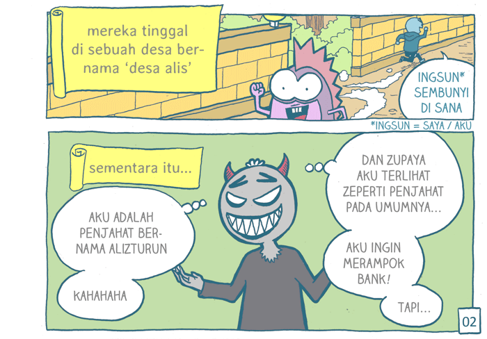 &#91;komik ngakak&#93; karena gak ketemu bank, penjahat ini merampok Koperasi Unit Desa :))