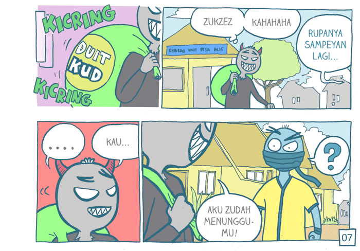 &#91;komik ngakak&#93; karena gak ketemu bank, penjahat ini merampok Koperasi Unit Desa :))