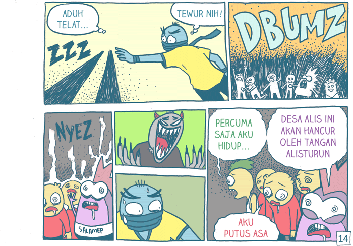 &#91;komik ngakak&#93; karena gak ketemu bank, penjahat ini merampok Koperasi Unit Desa :))