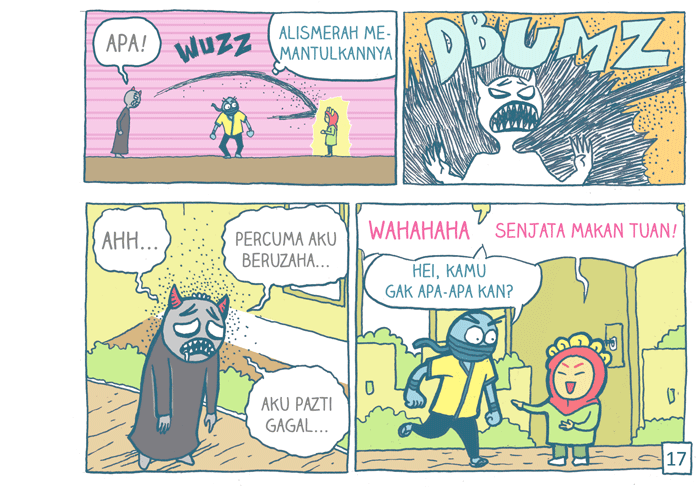 &#91;komik ngakak&#93; karena gak ketemu bank, penjahat ini merampok Koperasi Unit Desa :))