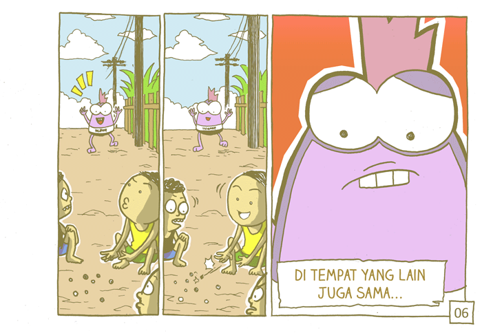 [komik alisnaik] ada pinguin nyasar masuk ke desa