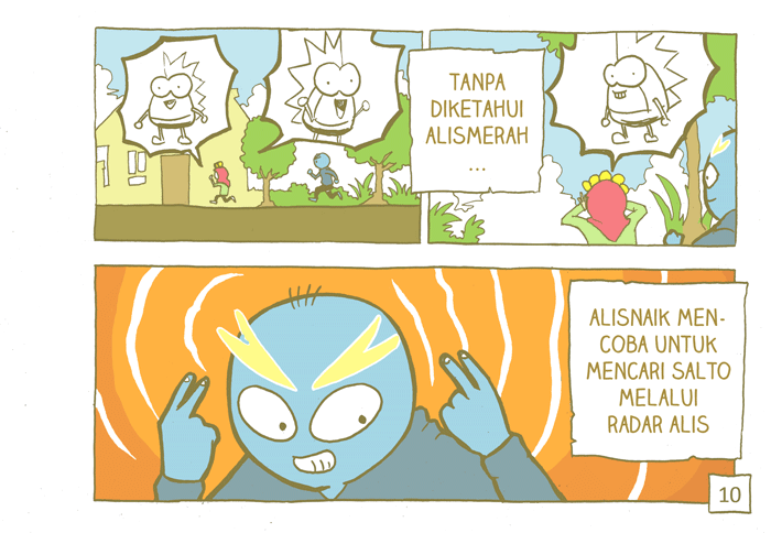 [komik alisnaik] ada pinguin nyasar masuk ke desa
