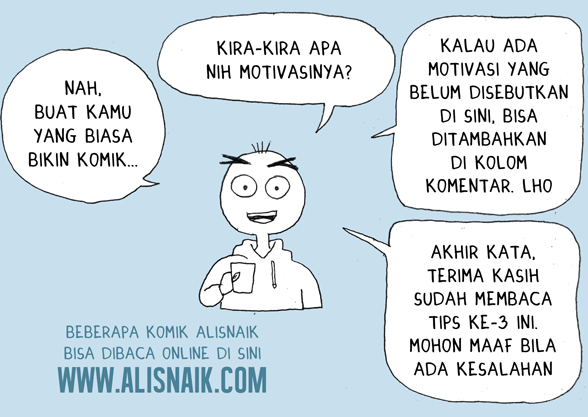 22 alasan untuk bikin komik