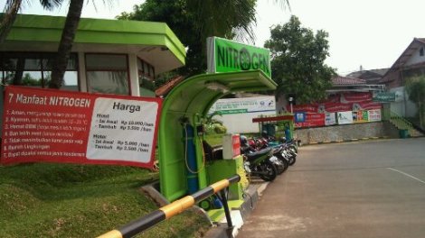 &lt;ASK&gt; Nitrogen di pom bensin pertamina