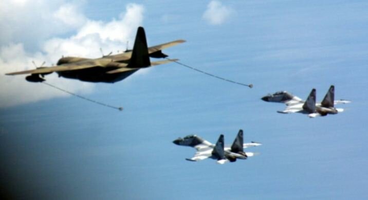Pesawat Hercules TNI AU yang Jatuh Dapat Mengisi Bahan Bakar Jet Tempur di Udara
