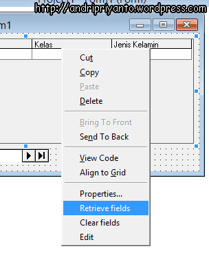 &#91;TP7&#93; Koneksi ke Database Microsoft Access Dengan Visual Basic 6.0