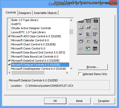 &#91;TP7&#93; Koneksi ke Database Microsoft Access Dengan Visual Basic 6.0