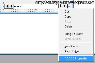 &#91;TP7&#93; Koneksi ke Database Microsoft Access Dengan Visual Basic 6.0