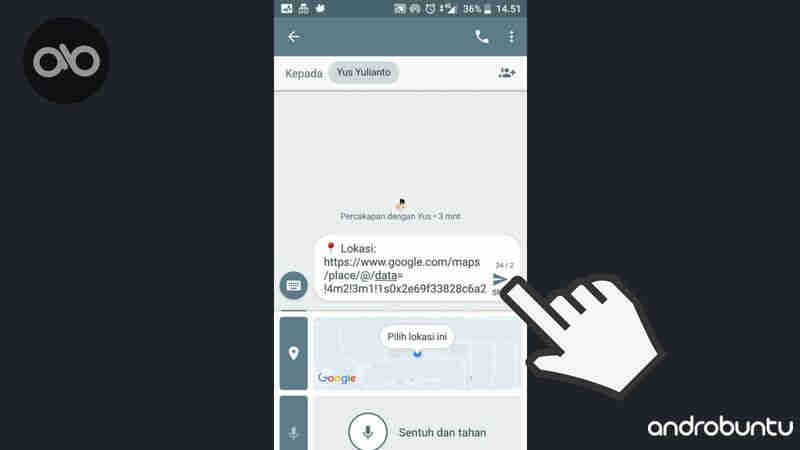 Begini Cara Berbagi Lokasi Menggunakna SMS Di Android