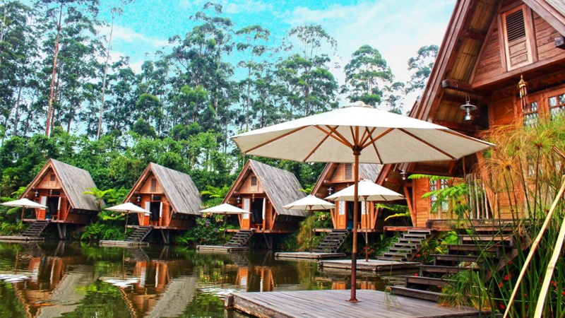 Wisata Eco Friendly ke Dusun Bambu Bandung! Family Leisure Park Bersama Anak-Anak