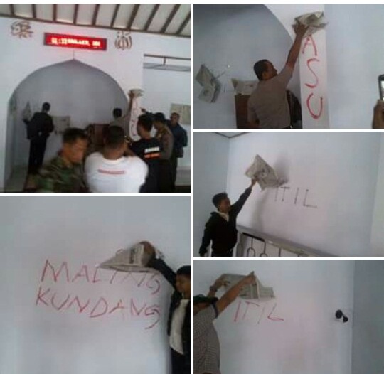 Masjid di Yogyakarta Ini Menjadi Korban Vandalisme Dengan Kata-Kata Kotor (+video)