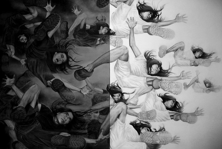 seniman hyper-realistic asal indonesia , Goresan tangan dengan hasil 3 Dimensi