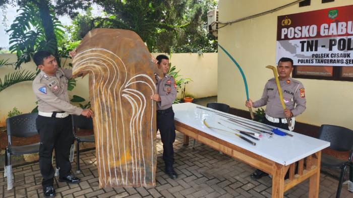 Diduga Hendak Rakit Sajam untuk Tawuran, Empat Bocah di Tangsel Diringkus Polisi
