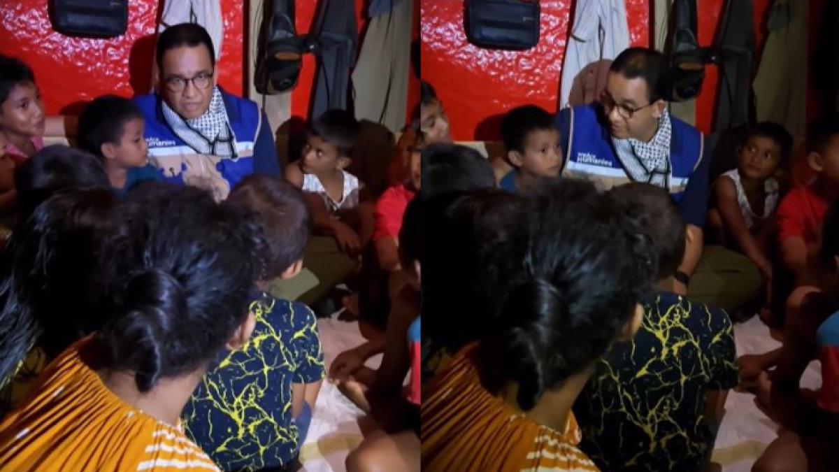 Warga Aceh Tamiang Rebutan Peluk Anies: Beban Kami Langsung Hilang