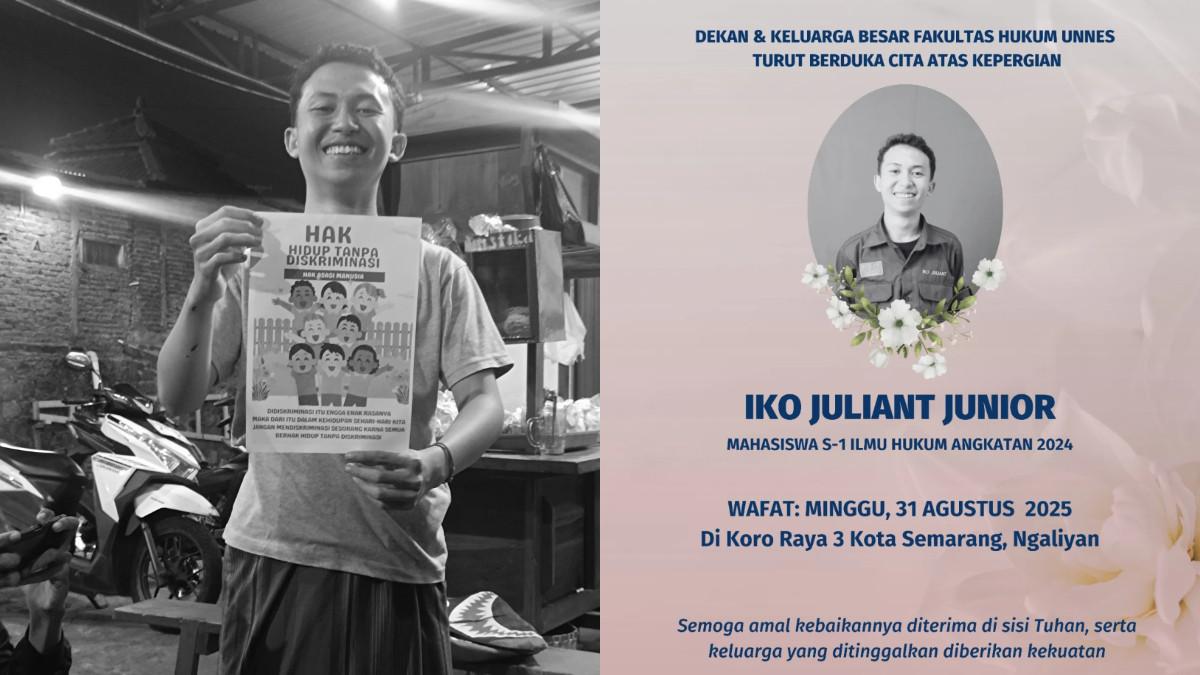 Tewasnya Iko Mahasiswa Unnes, Disebut Kecelakaan, Sempat Mengigau: Jangan Pukuli Saya